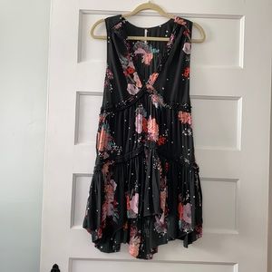Free People sleeveless floral tunic